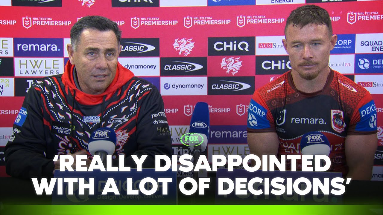 Flanno takes issue with several bunker decisions... | Dragons Press Conference | Fox League