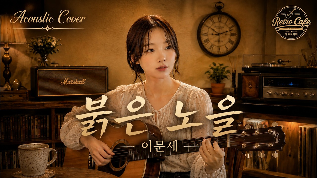 붉은노을(1988) - 이문세 | Acoustic Cover | 레트로카페
