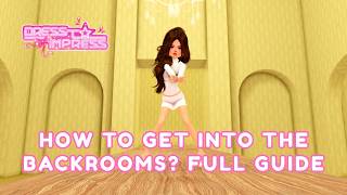 THE BACKROOMS BUG?! 😱 - How to Go Into the Backrooms in Dress to Impress