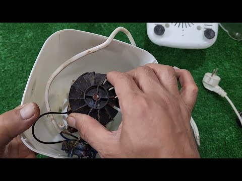 تعلم طريقة إصلاح قفشة موتور خلاط بسبب نزول مياه عليه