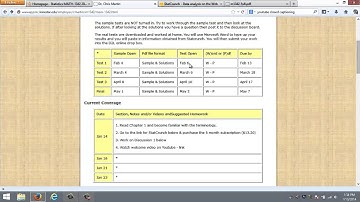 Math 1342 - Welcome Video