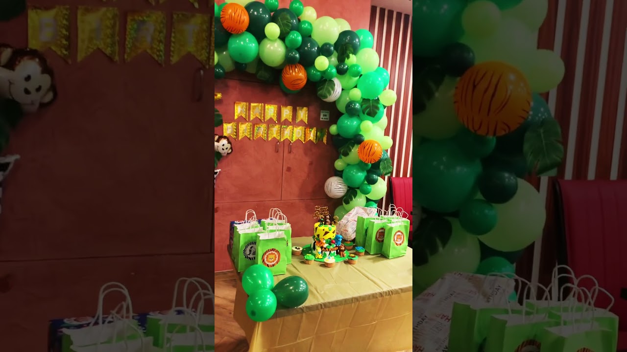 Jungle Theme Birthday Bash 