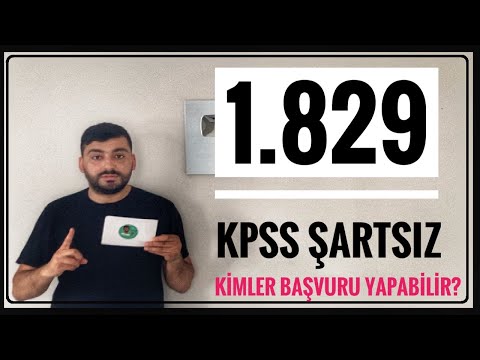 1.829 İŞÇİ ALIMI - KPSS ŞARTSIZ KURA İLE ALIM (MİLLİ SAVUNMA BAKANLIĞI İŞÇİ ALIMI KADRO DAĞILIMI)