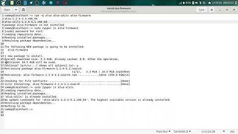 Repair corrupted alsa-firmware by reinstalling alsa-firmware using terminal.