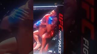 Joshua Van Goes Crazy in the Octagon 😳🔥#viral #shorts #ufc #mma #sports #fighting #combat
