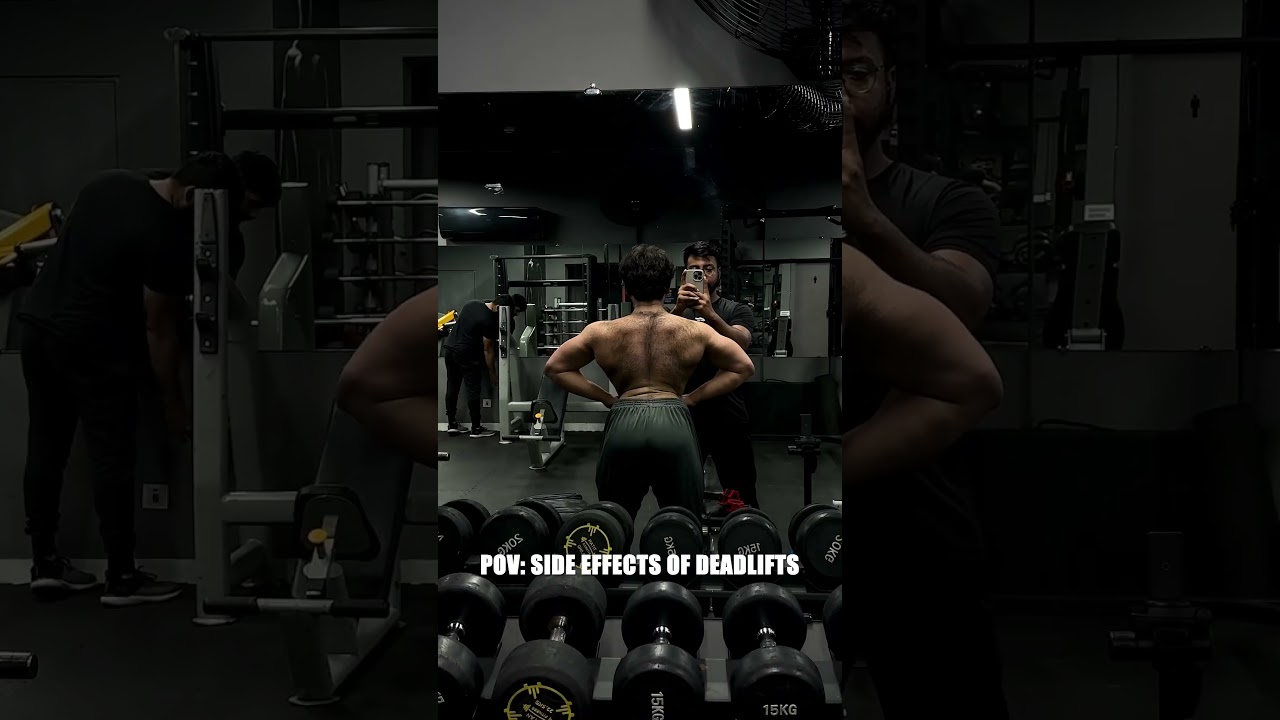 Heavy deadlifts to be precise.