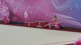 Соревнования по художественной гимнастике. Анастасия Никитина 2017 г.р., БП 2017, группа А