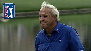 71-year-old Arnold Palmer shoots his age at PGA West in 2001