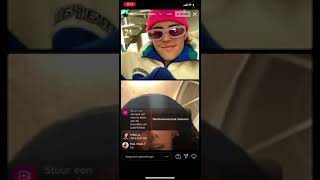 ThekidLaroi congratulates Justin Bieber on his birthday | Instagram Live