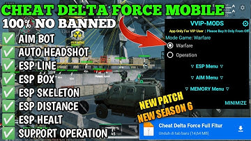 CHEAT DELTA FORCE MOBILE TERBARU 2025 | CHEAT DELTA FORCE AUTO AIM | WORK ALL ANDROID 