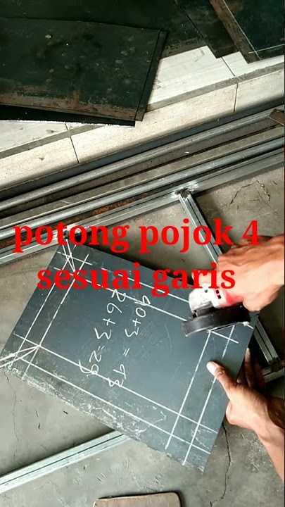 Cara bending plat pintu lipat | How to bend a folding door plate#shorts