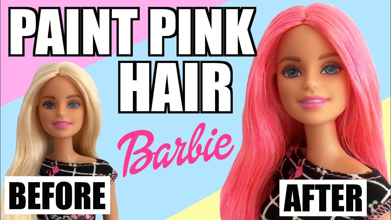 barbie pink hair dye