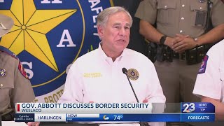 Gov. Abbott discusses border security