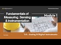 1.6 Analog & Digital Instruments