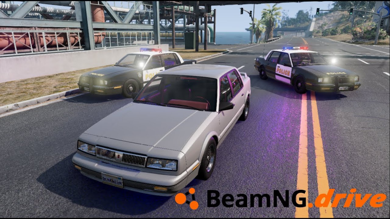 BeamNG Drive | Epic Police Chases - YouTube