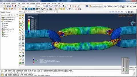 Simulation Chain Failure in Abaqus-using damage property