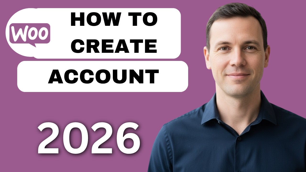 How to create a WooCommerce account (full guide) - YouTube