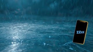Soft RAIN SOUNDS for Sleeping and Relaxing with BALCK SCREEN instantly fall asleep