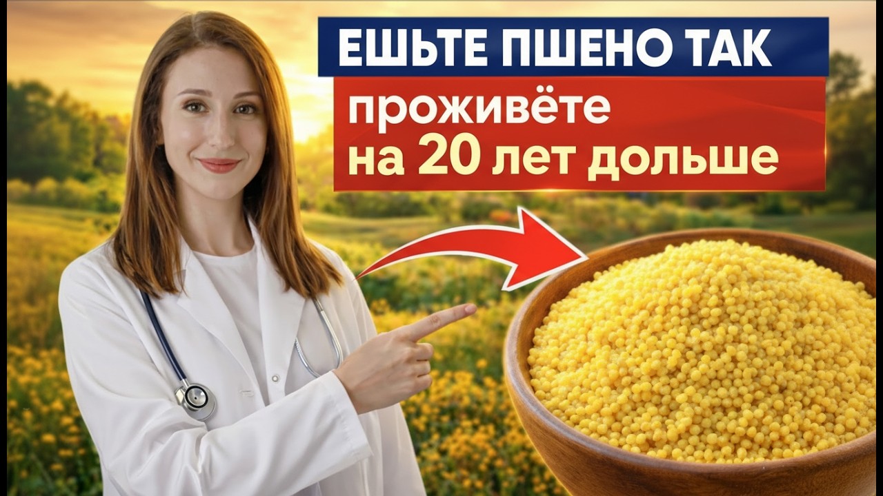 99% людей ЕДЯТ ПШЕНО НЕПРАВИЛЬНО! Оно МОЩНЕЕ таблеток — если готовить ТАК