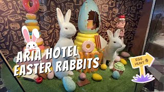 Easter Bunnies at Aria Hotel Casino Las Vegas Nevada Easter Bunny at Aria Resort Las Vegas