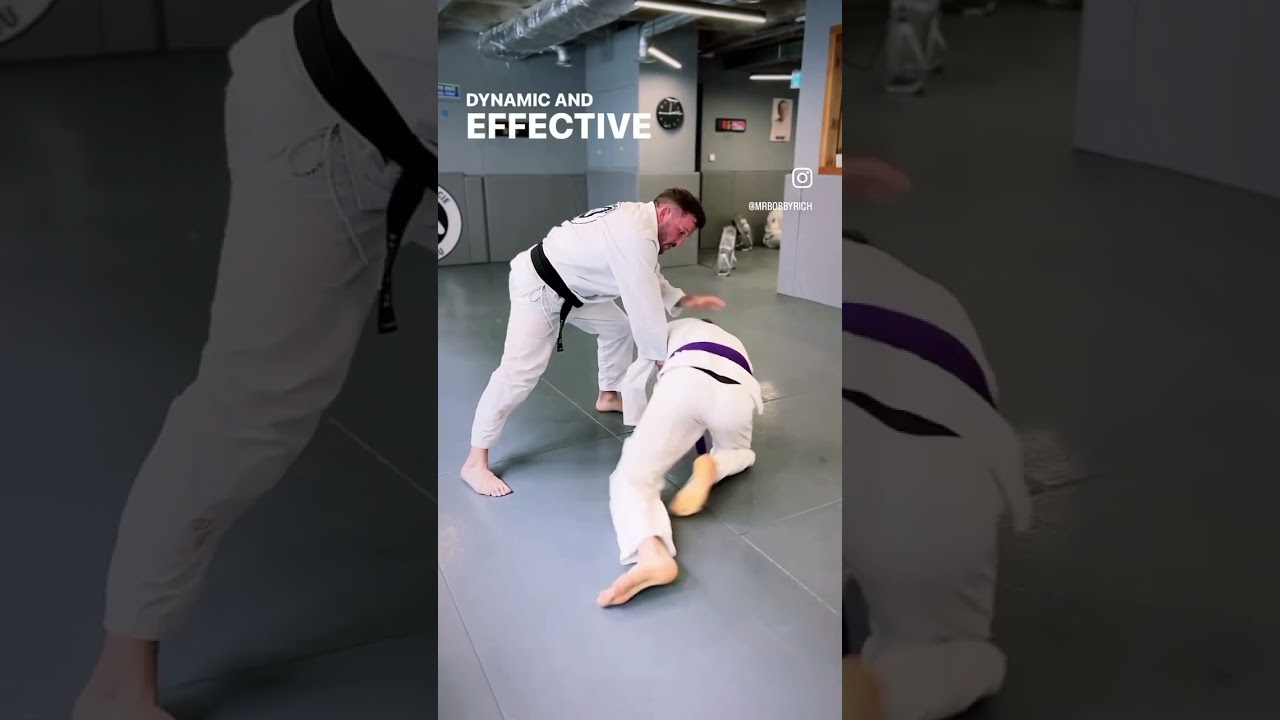 The chop down, an effective takedown that's low risk & used widely as set up for submissions 