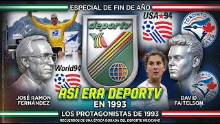 DEPORTV 1993 con José Ramón Fernández PARTE 1