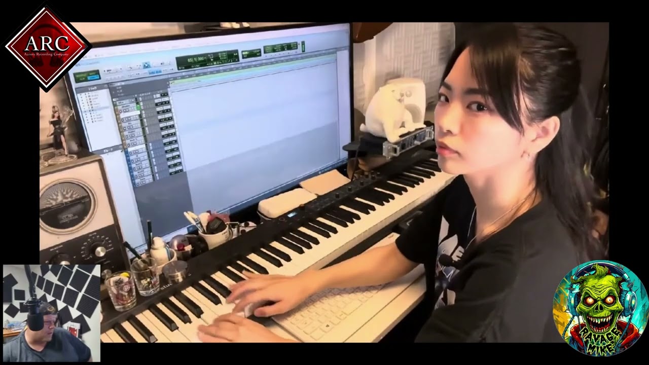 РЕАКЦИЯ НА Обязательно к просмотру!! Демо-версия хэви-метала Мияко, часть 1 ~Примерно один припев...