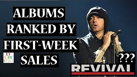 Eminem's Albums Ranked by First Week Sales