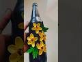 ##DIY bottle art🌼