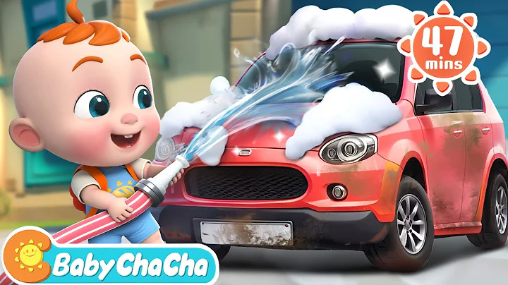 Car Wash Song | Let's Wash the Car + More Baby ChaCha Nursery Rhymes & Kids Songs
