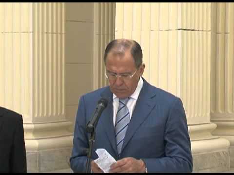 С.В.Лавров награждает кубинских дипломатов и отвечает на вопросы СМИ