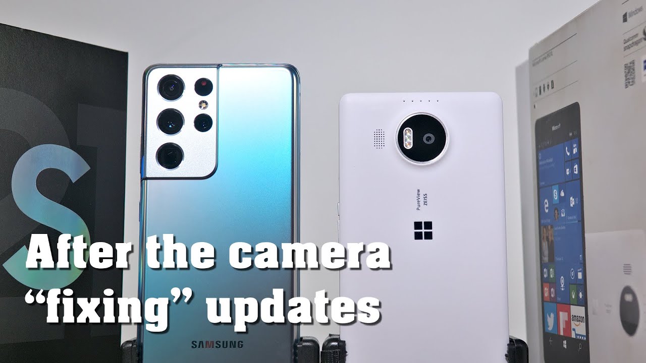 Samsung Galaxy S21 Ultra vs. Lumia 950XL - camera comparison