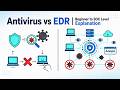 🔥🔥 AV vs EDR Beginner to SOC Level Explanation #CyberSecurity #EDR #Antivirus #SOC