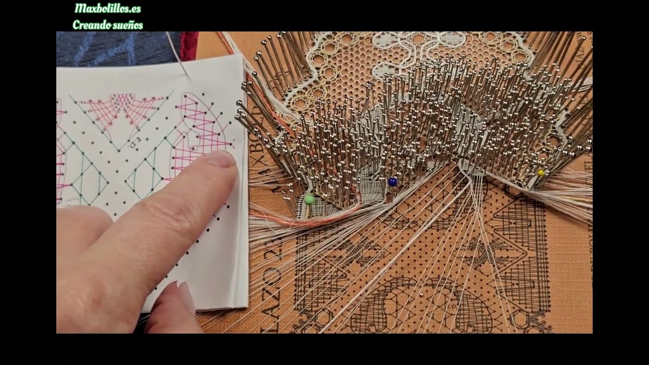 Vídeo 8 Lazo 23 Motivo central invertido