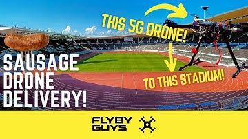 5G Drone Delivery Exclusive, Worlds First Sausage Payload!