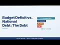 Budget Deficit vs. National Debt: The Debt Trap Explained 🚨📈
