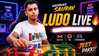 🔥 LUDO LIVE 🎲 I EPIC LUDO MATCH 😱 I JOIN & PLAY WITH ME I hasmukii saurav vlog 🎮 screenshot 1