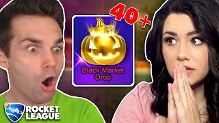 THE *NEW* GOLDEN PUMPKIN CRATE BATTLE! w/ VALAR *INSANE* (Rocket League Crate Opening War)