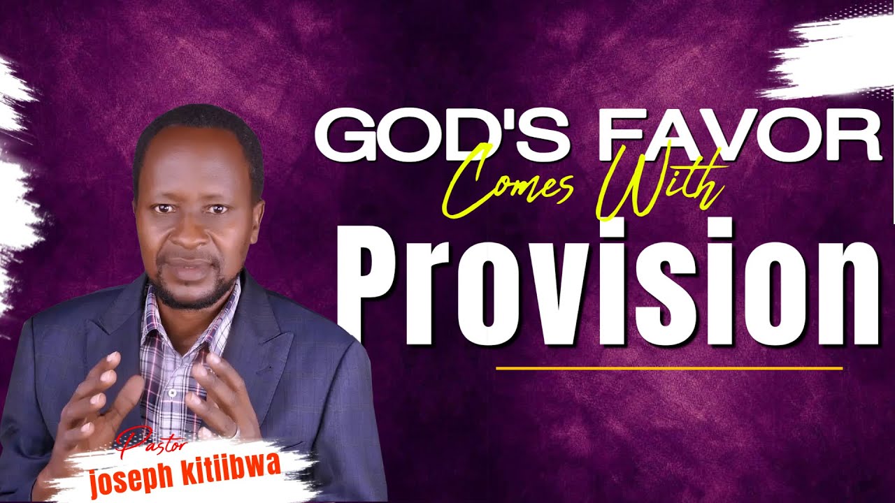 God's favor comes with provision | PS JK  KITIIBWA , DAY 1067 Holy Spirit Fire Fill