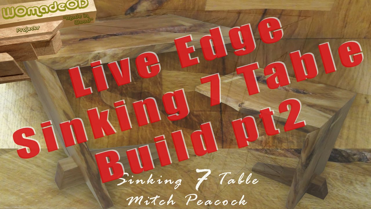 Bowties or Butterflies - Build a Live Edge Table part 2 - YouTube