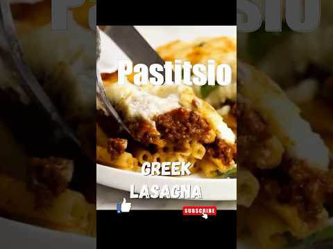 Warning: Revealing Divine Layers of Ultimate Pastitsio Recipe (Παστίτσιο)#shorts#food#greekcooking