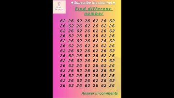 Can you spot the hidden number ? 🧐🔎🤓🏆 | Brain Storming | #shorts #mathpuzzle #ytshorts