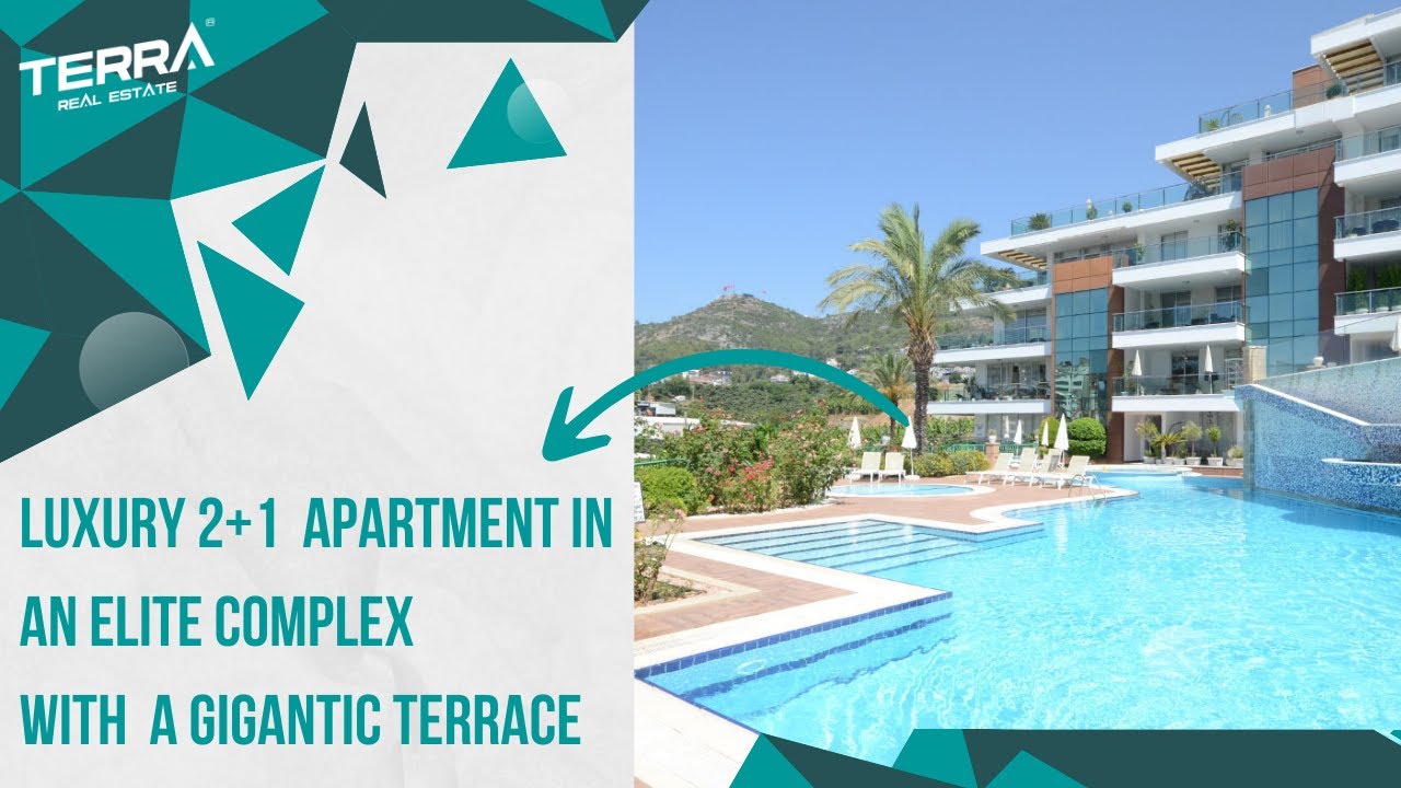 Luxury Apartment in Aramis Terrace Close to Alanya Center in Cikcilli