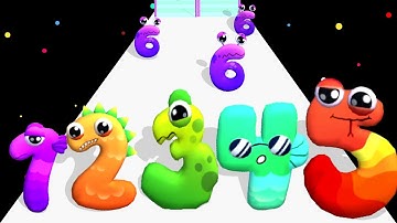 Number Run Merge 3D Math - Level Up Number Max Level Gameplay #asmrgameplay #levelup #satisfyingasmr