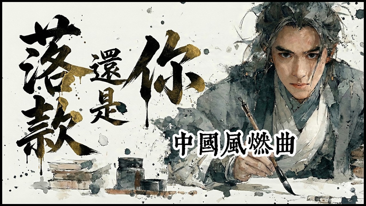 必唱中國風燃曲 - 落款還是你 (The Last Signature)【墨韻音穀】 | 催淚新國風 Original | 動態歌詞 Pinyin Lyrics | 1080P 高音質