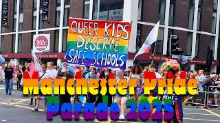 Famous Manchester Pride Parade 2025 full procession Wealth