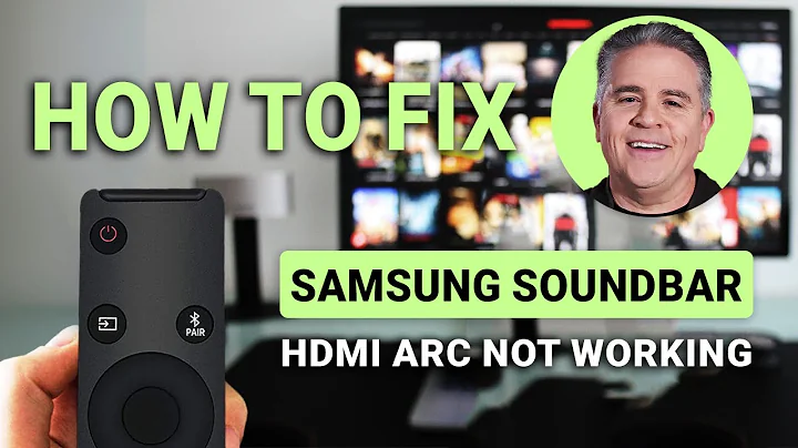 How to Fix Samsung Soundbar HDMI ARC Not Working: QUICK Guide!