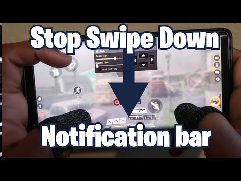 How To Disable Top Pull Down Notification Menu While Gaming On Android Phones For COD PUBG Mobile