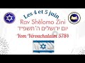 Rav shlomo zini  quelles sont les valeurs que jrusalem peut apporter dans notre vie