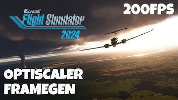 Microsoft Flight Simulator 2024 9070XT OptiScaler Frame Gen